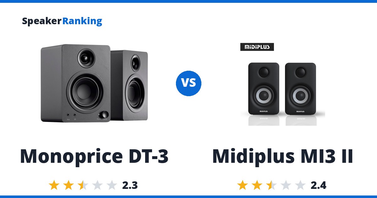 Monoprice DT-3 vs Midiplus MI3 II