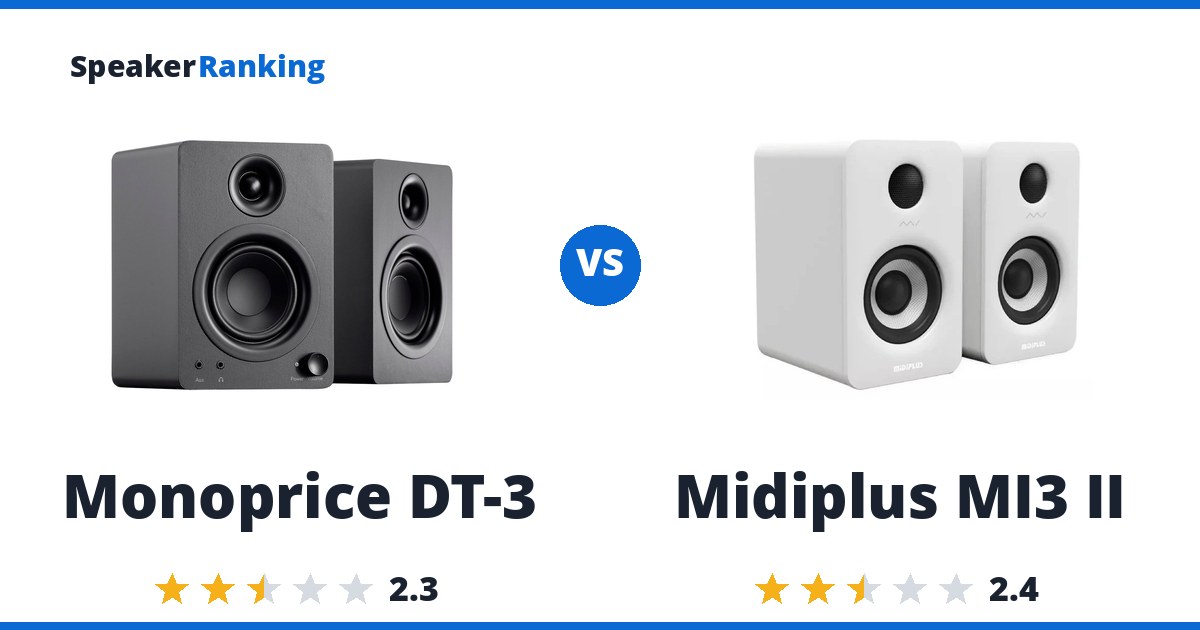 Monoprice DT-3 vs Midiplus MI3 II