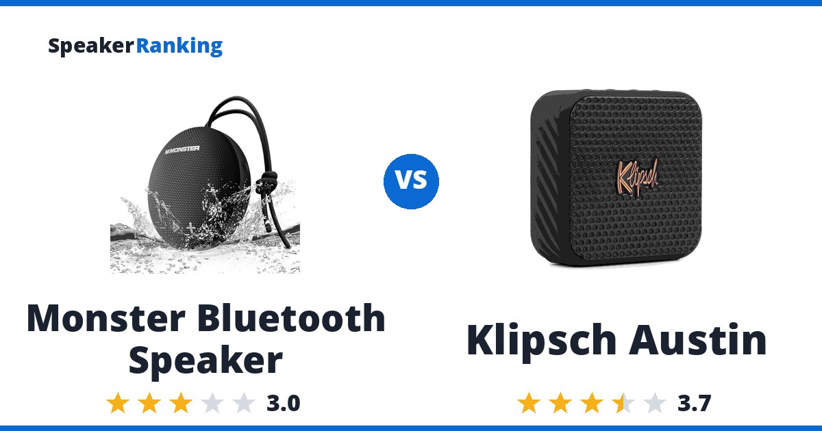 Monster Bluetooth Speaker vs Klipsch Austin