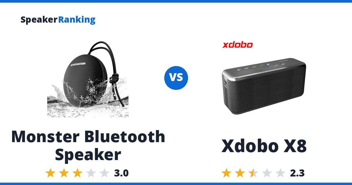 Monster Bluetooth Speaker vs Xdobo X8