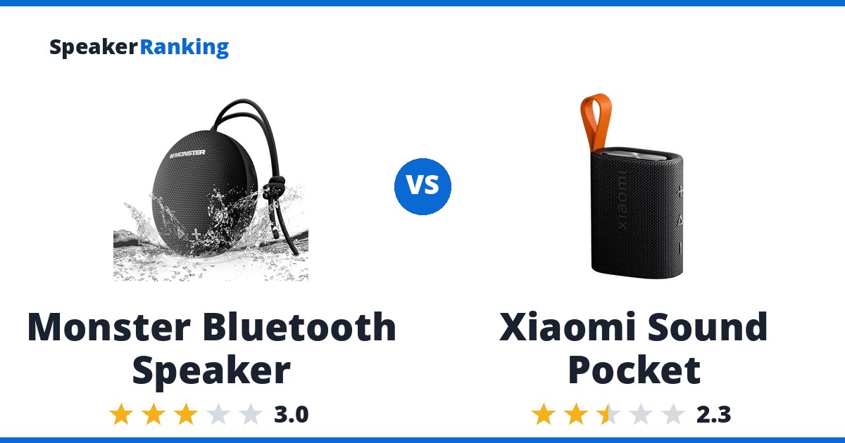 Monster Bluetooth Speaker vs Xiaomi Sound Pocket