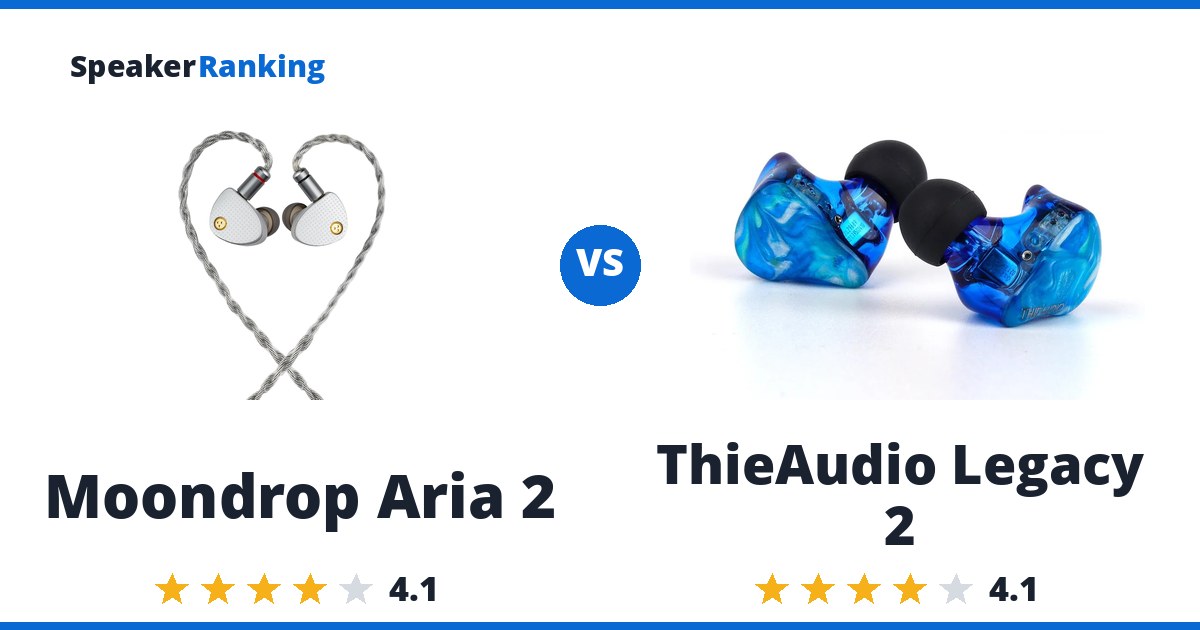 Moondrop Aria 2 vs ThieAudio Legacy 2