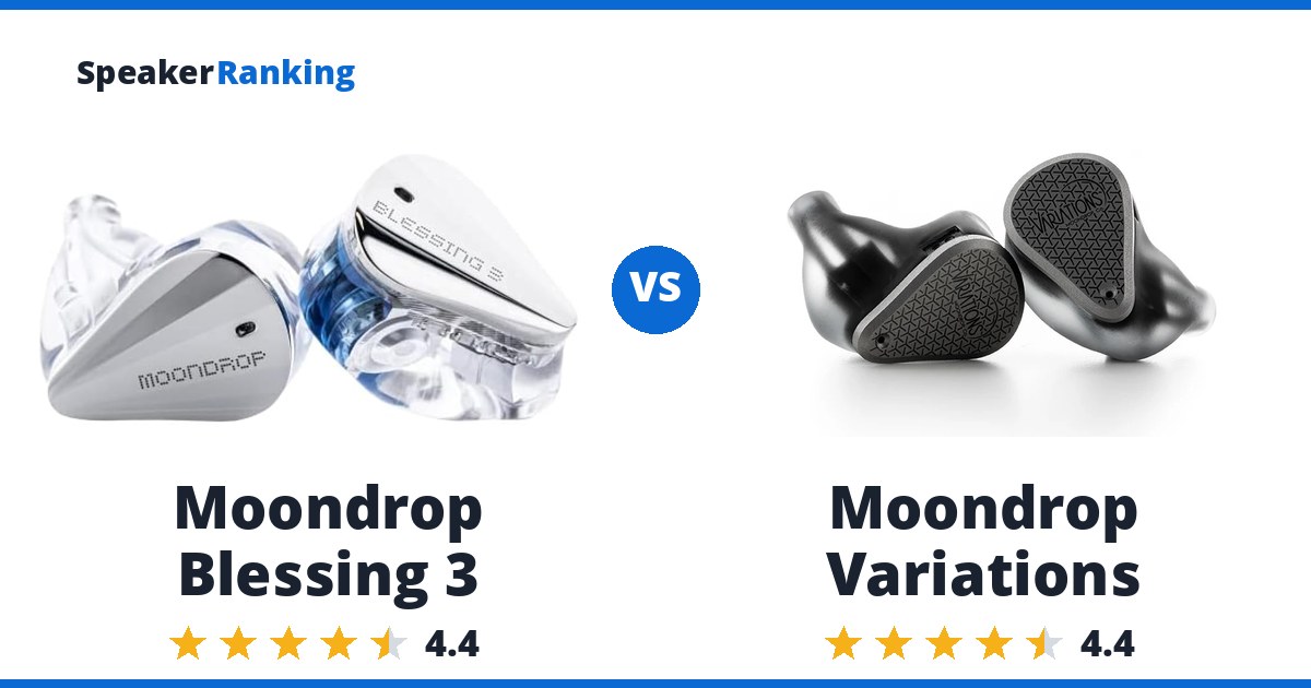Moondrop Blessing 3 vs Moondrop Variations