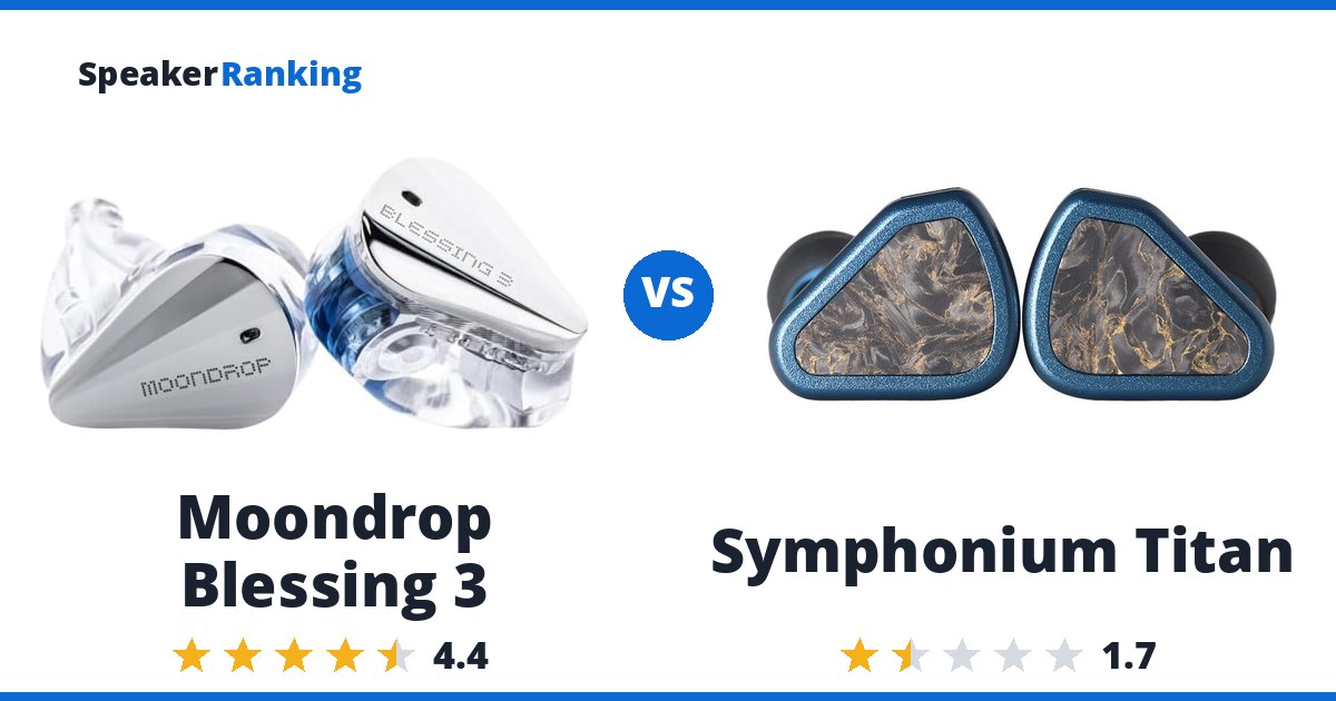 Moondrop Blessing 3 vs Symphonium Titan