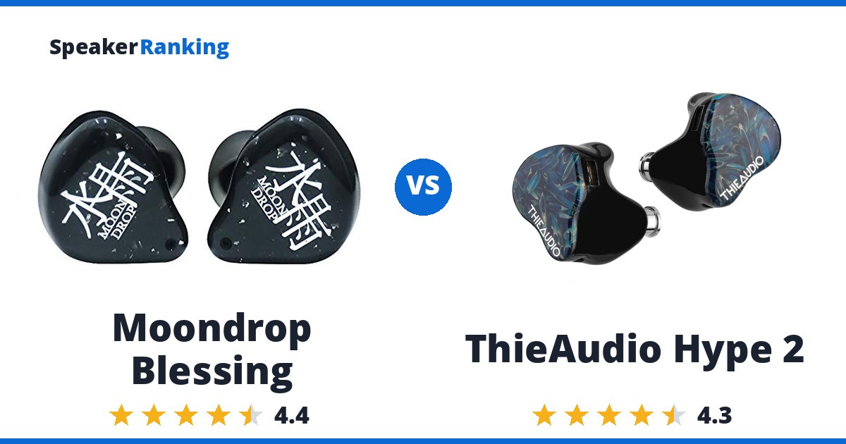 Moondrop Blessing vs ThieAudio Hype 2