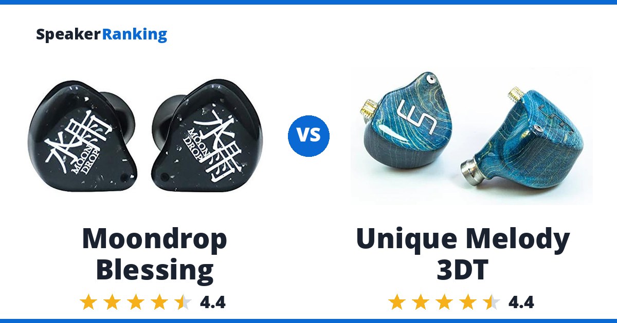 Moondrop Blessing vs Unique Melody 3DT
