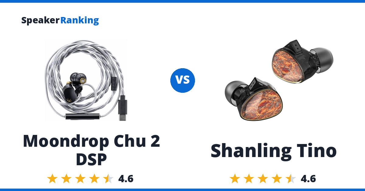Moondrop Chu 2 DSP vs Shanling Tino