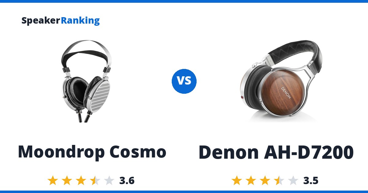 Moondrop Cosmo vs Denon AH-D7200