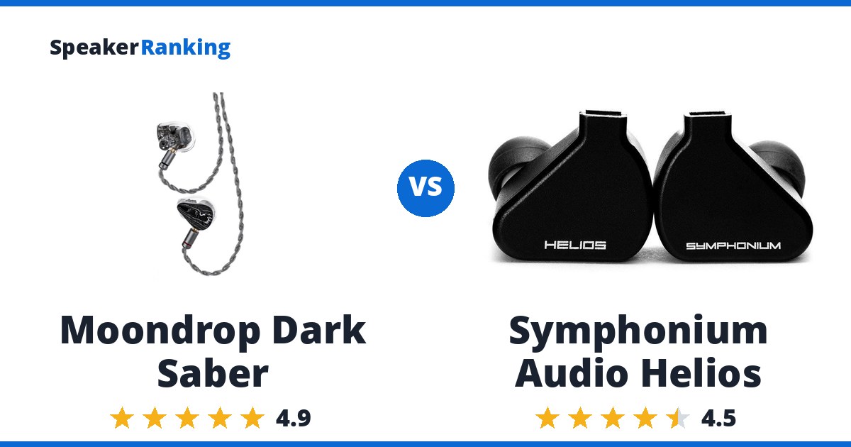Moondrop Dark Saber vs Symphonium Audio Helios