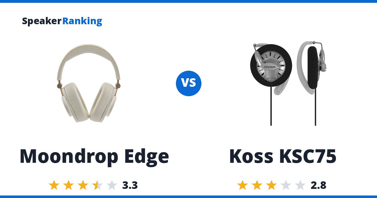 Moondrop Edge vs Koss KSC75