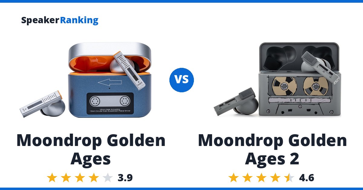 Moondrop Golden Ages vs Moondrop Golden Ages 2
