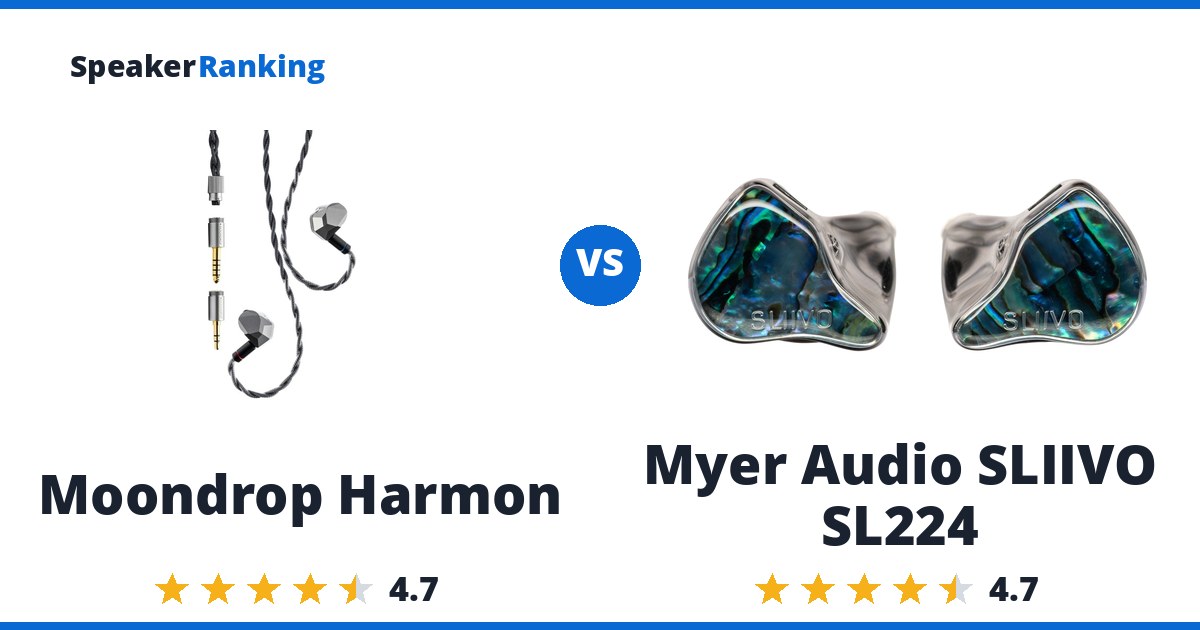 Moondrop Harmon vs Myer Audio SLIIVO SL224