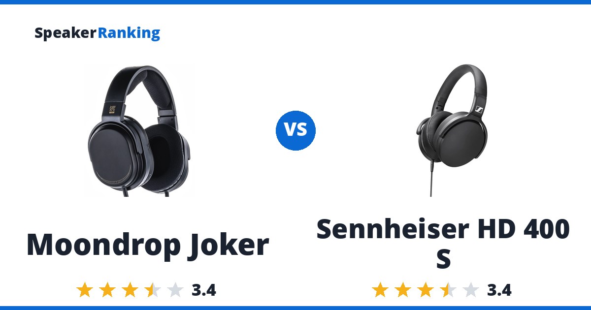 Moondrop Joker vs Sennheiser HD 400 S