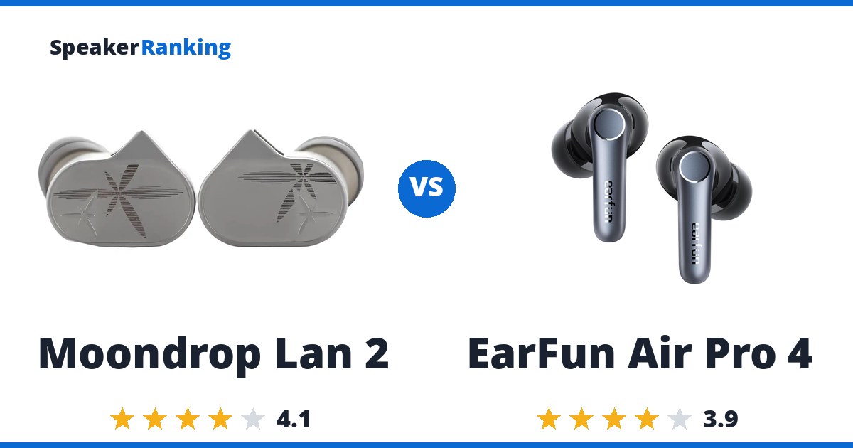 Moondrop Lan 2 vs EarFun Air Pro 4