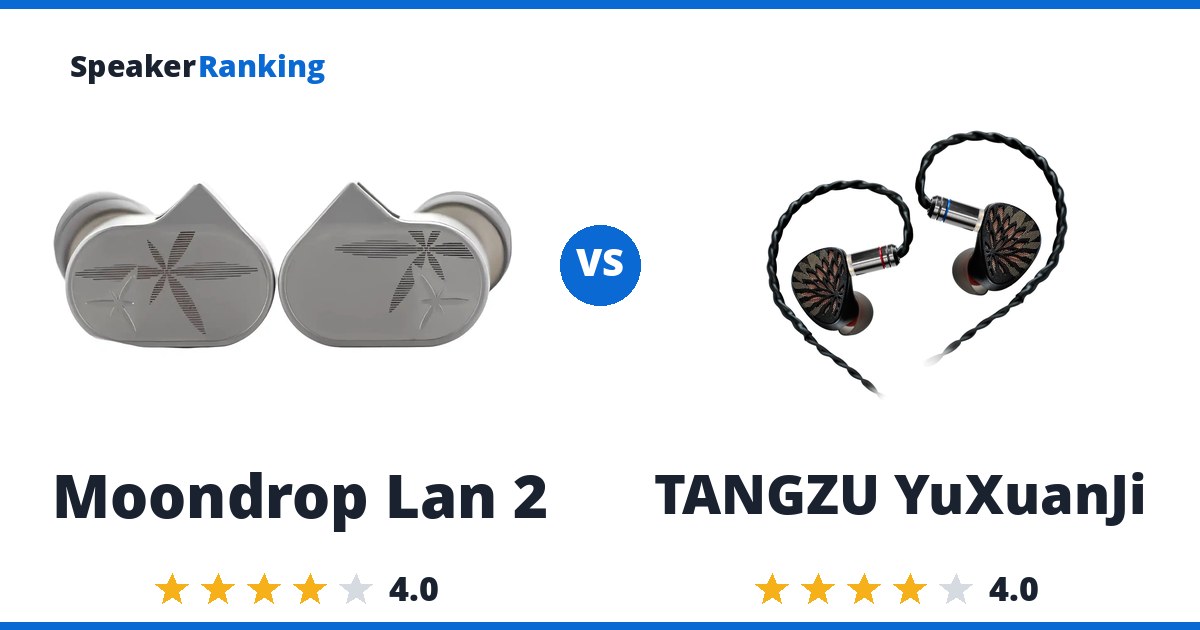 Moondrop Lan 2 vs TANGZU YuXuanJi