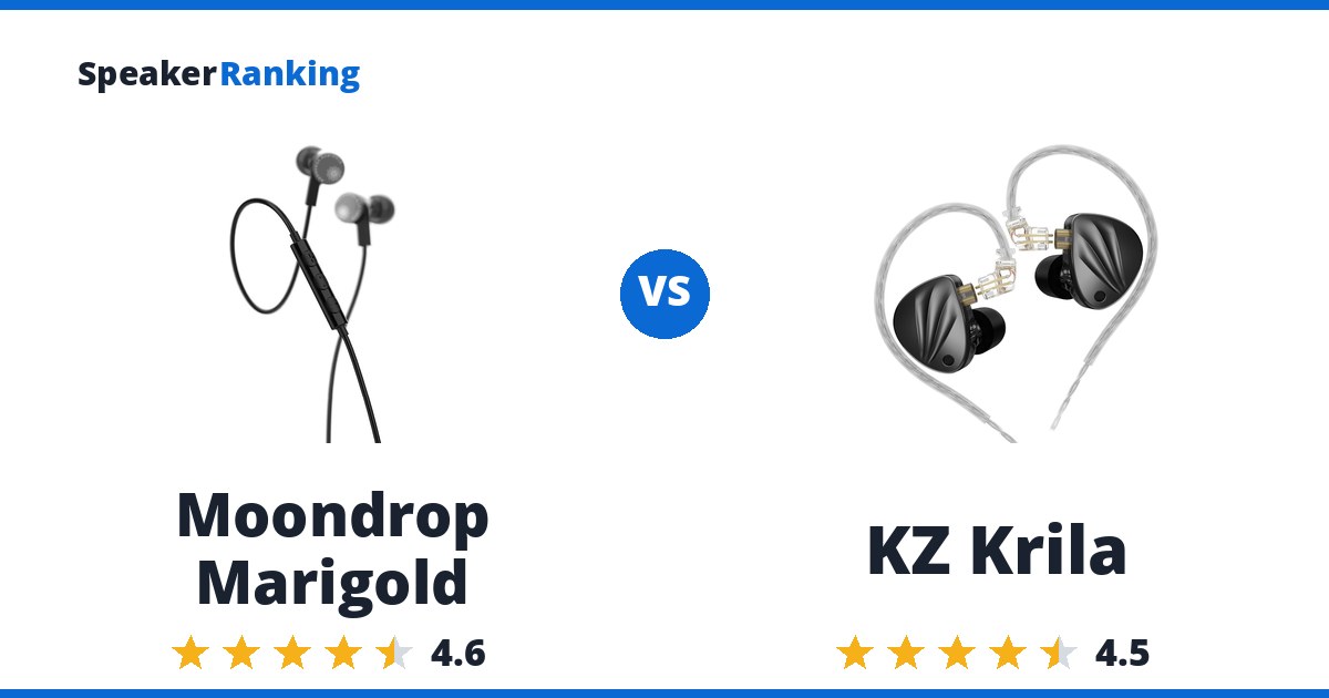 Moondrop Marigold vs KZ Krila