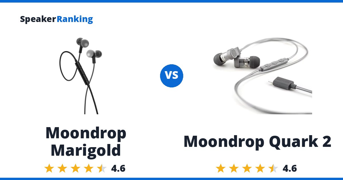 Moondrop Marigold vs Moondrop Quark 2