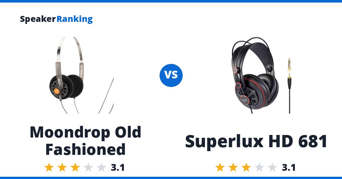 Moondrop Old Fashioned vs Superlux HD 681