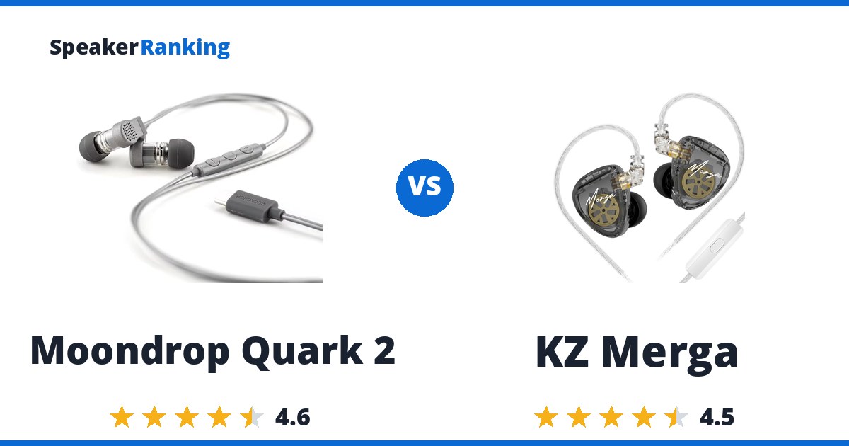 Moondrop Quark 2 vs KZ Merga