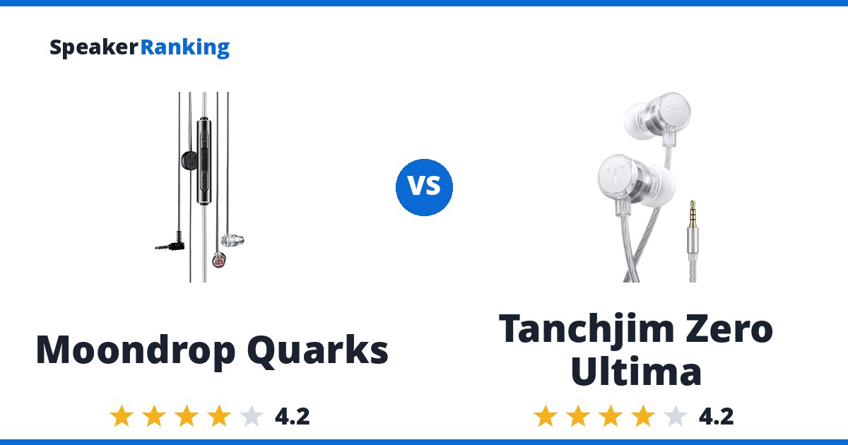 Moondrop Quarks vs Tanchjim Zero Ultima