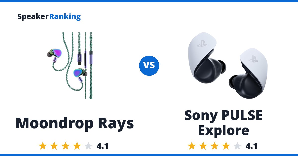 Moondrop Rays vs Sony PULSE Explore