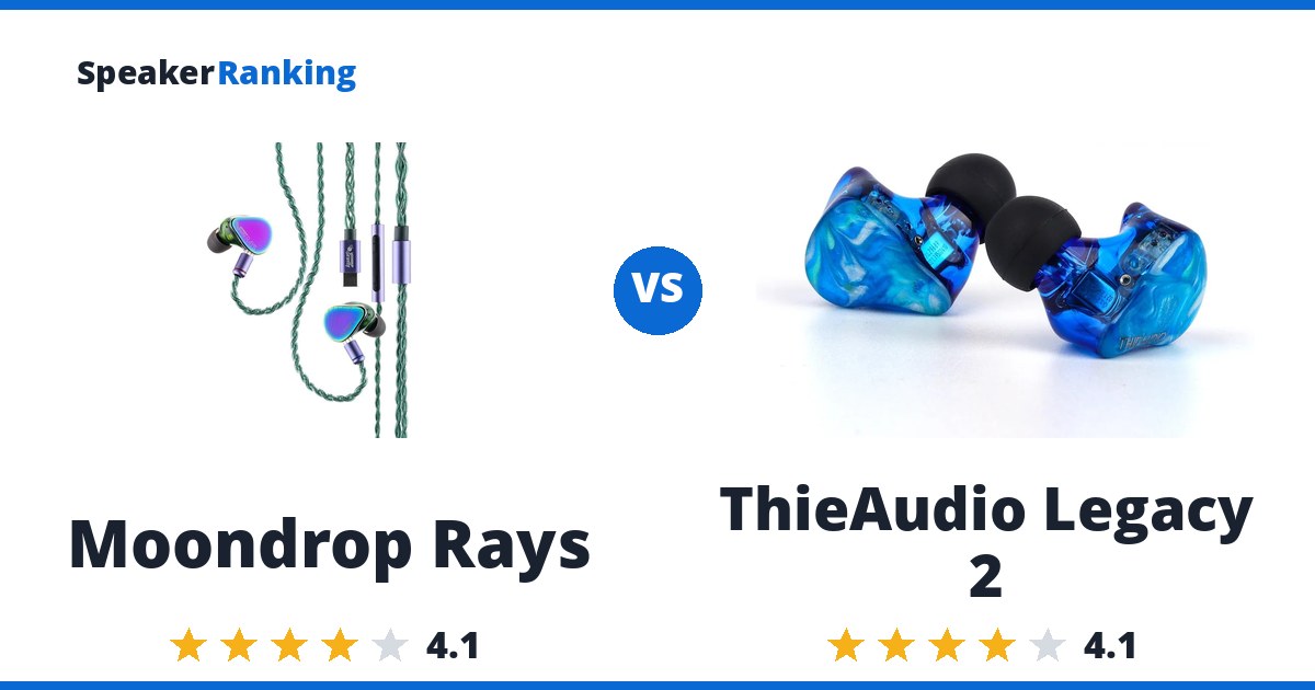 Moondrop Rays vs ThieAudio Legacy 2