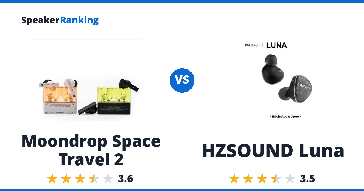 Moondrop Space Travel 2 vs HZSOUND Luna
