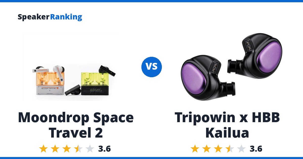 Moondrop Space Travel 2 vs Tripowin x HBB Kailua