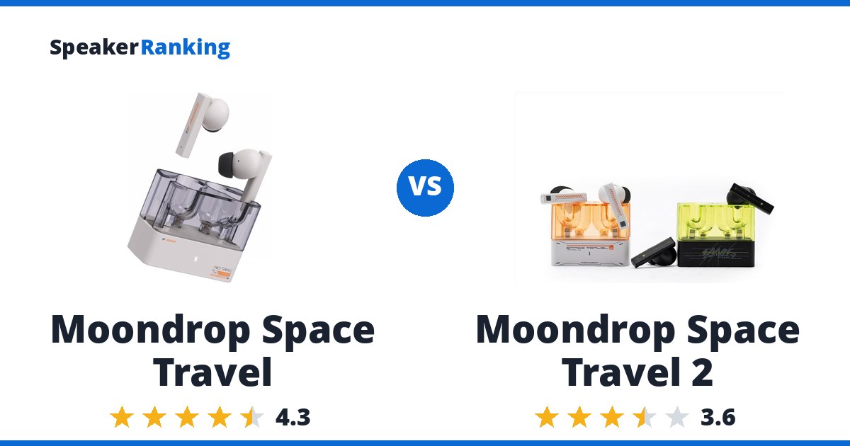 Moondrop Space Travel vs Moondrop Space Travel 2