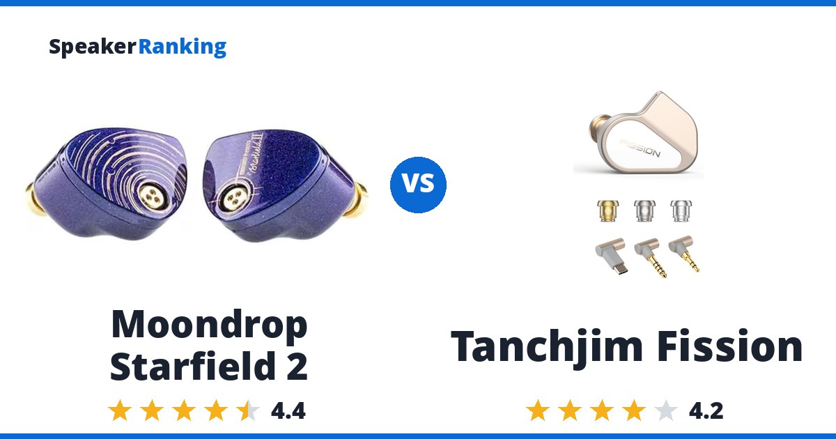 Moondrop Starfield 2 vs Tanchjim Fission