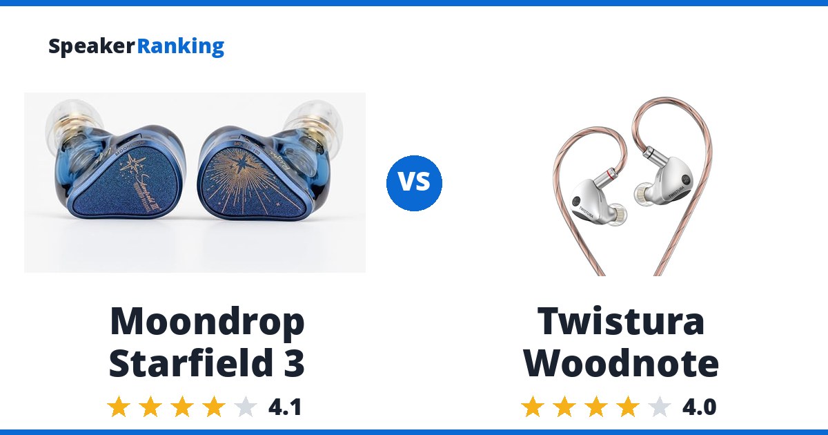 Moondrop Starfield 3 vs Twistura Woodnote