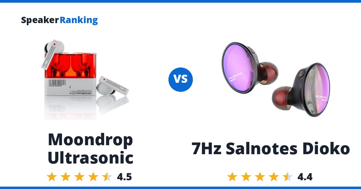 Moondrop Ultrasonic vs 7Hz Salnotes Dioko