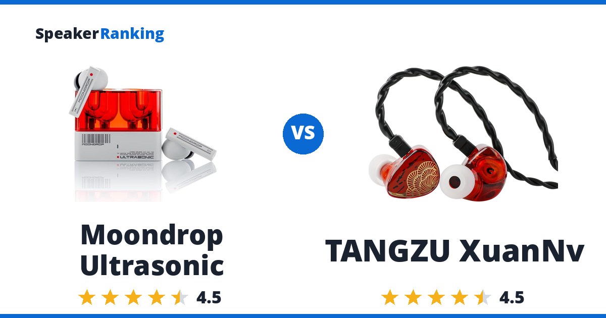 Moondrop Ultrasonic vs TANGZU XuanNv