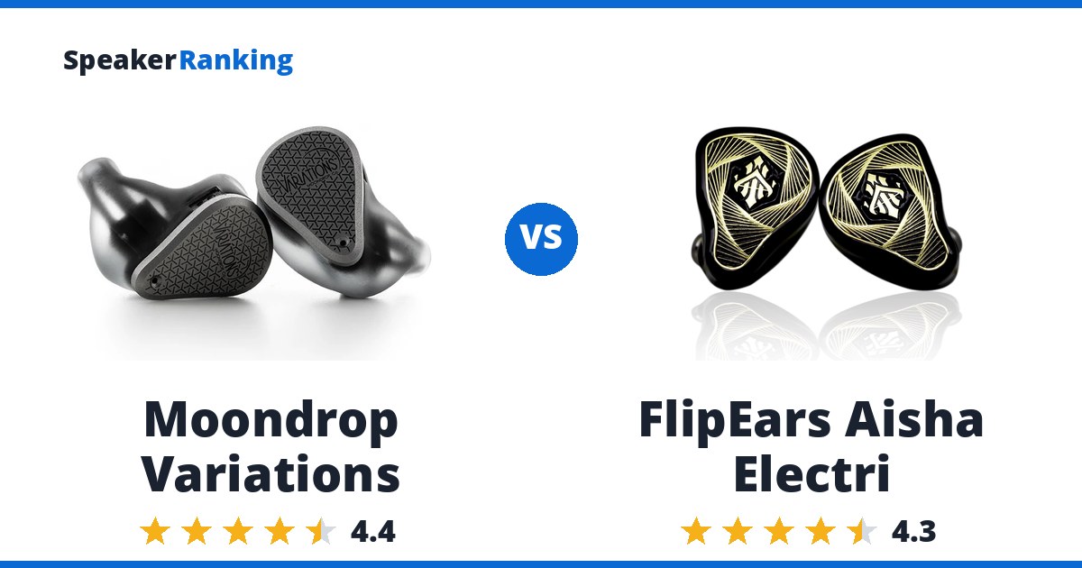 Moondrop Variations vs FlipEars Aisha Electri