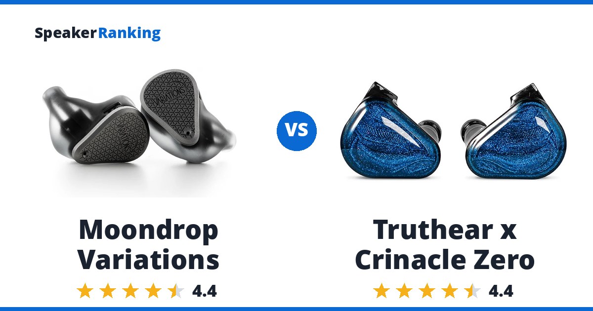 Moondrop Variations vs Truthear x Crinacle Zero