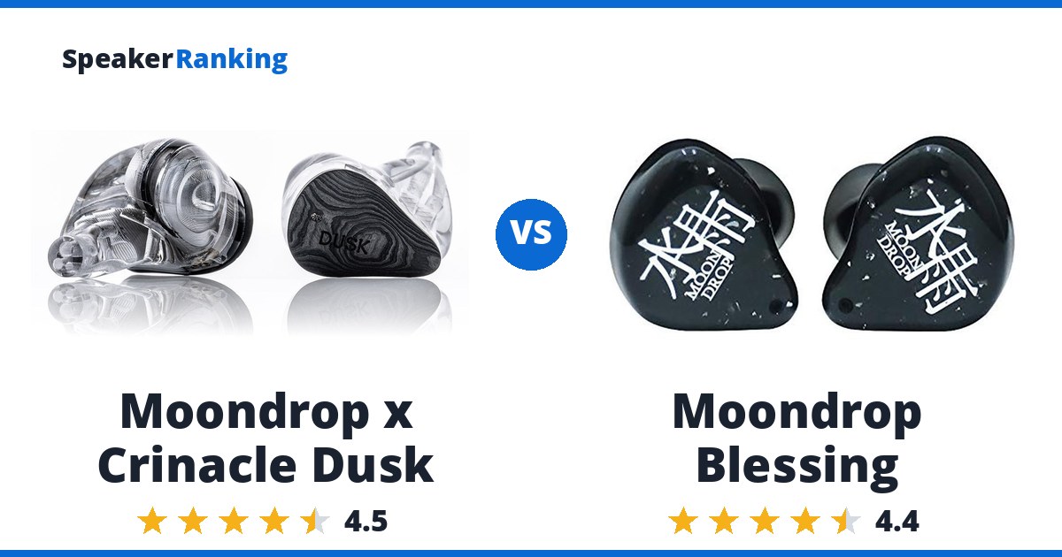 Moondrop x Crinacle Dusk vs Moondrop Blessing