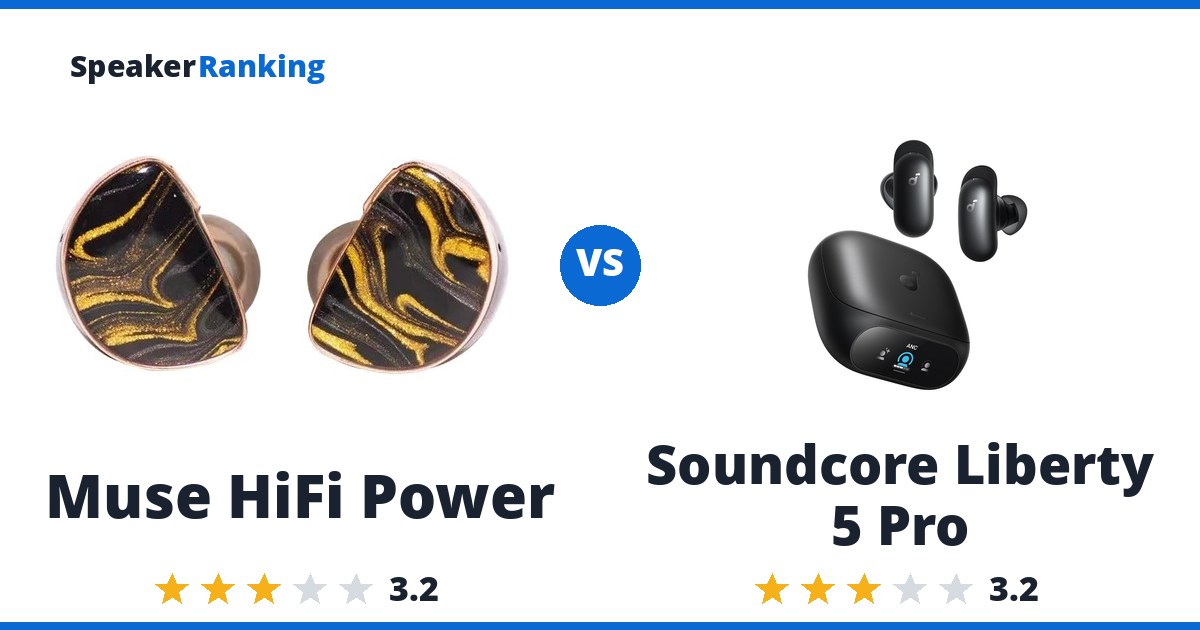 Muse HiFi Power vs Soundcore Liberty 5 Pro