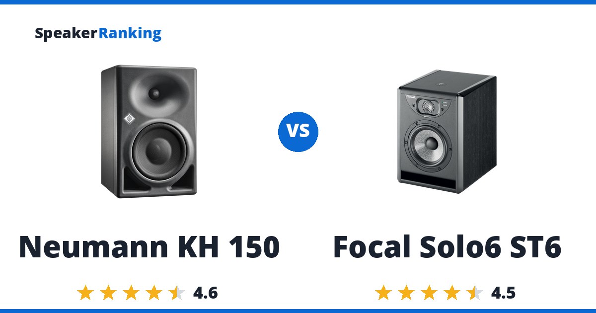 Neumann KH 150 vs Focal Solo6 ST6