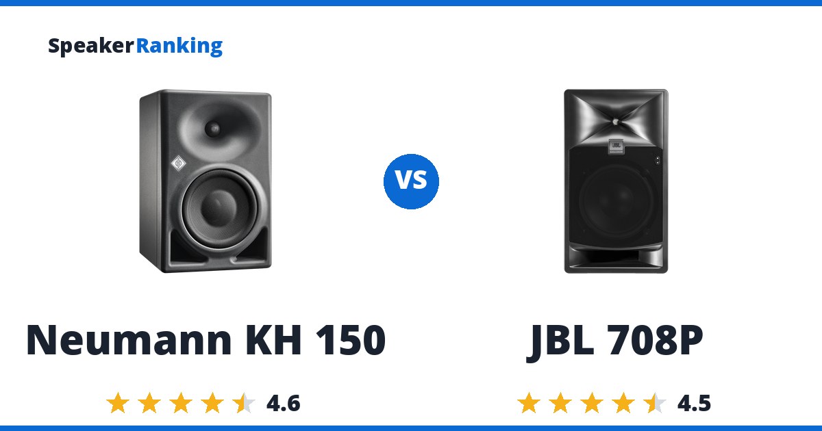 Neumann KH 150 vs JBL 708P