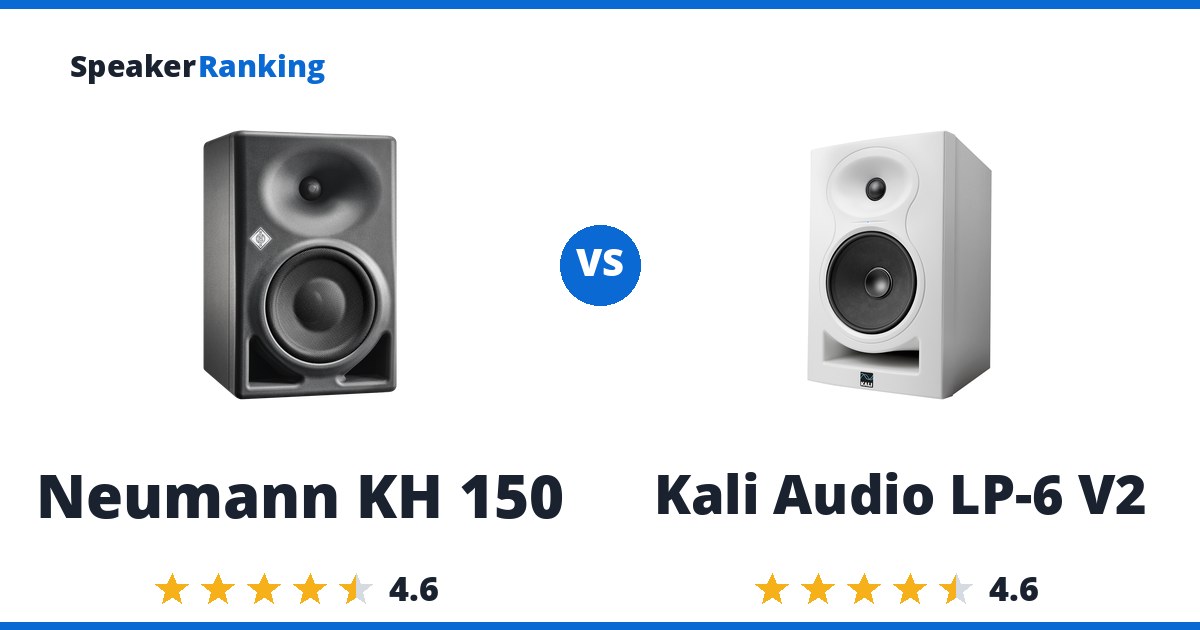 Neumann KH 150 vs Kali Audio LP-6 V2