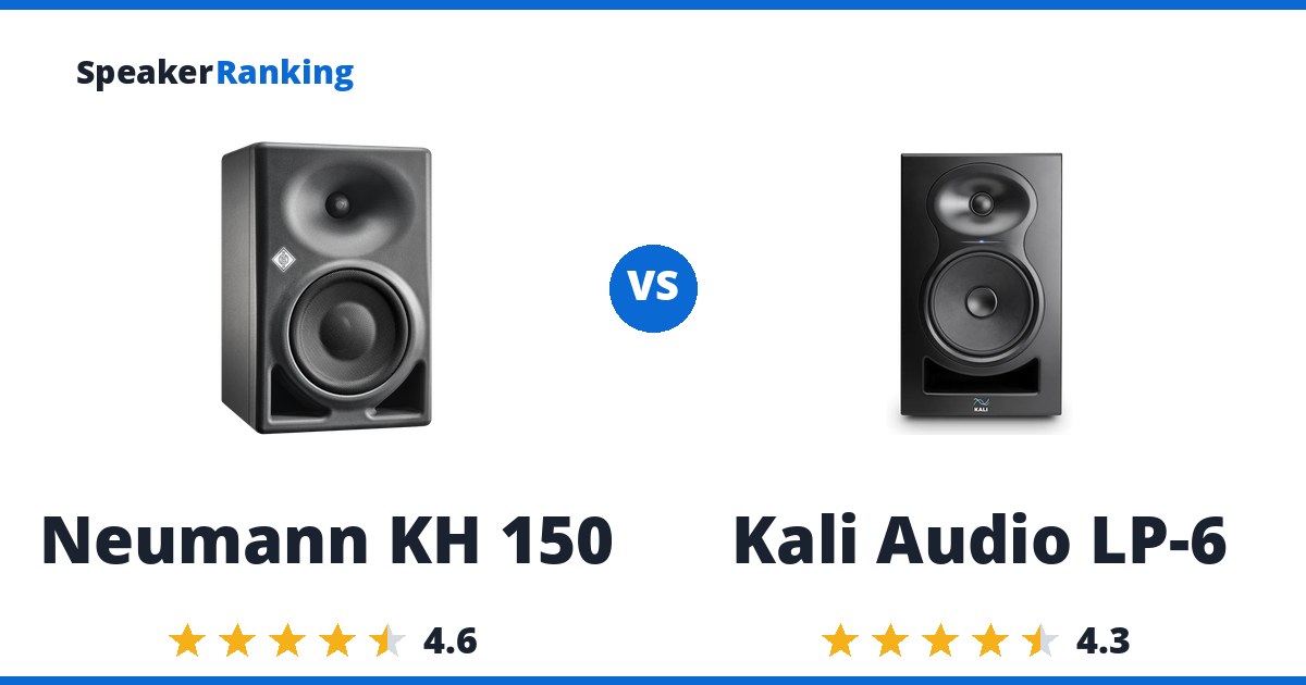 Neumann KH 150 vs Kali Audio LP-6
