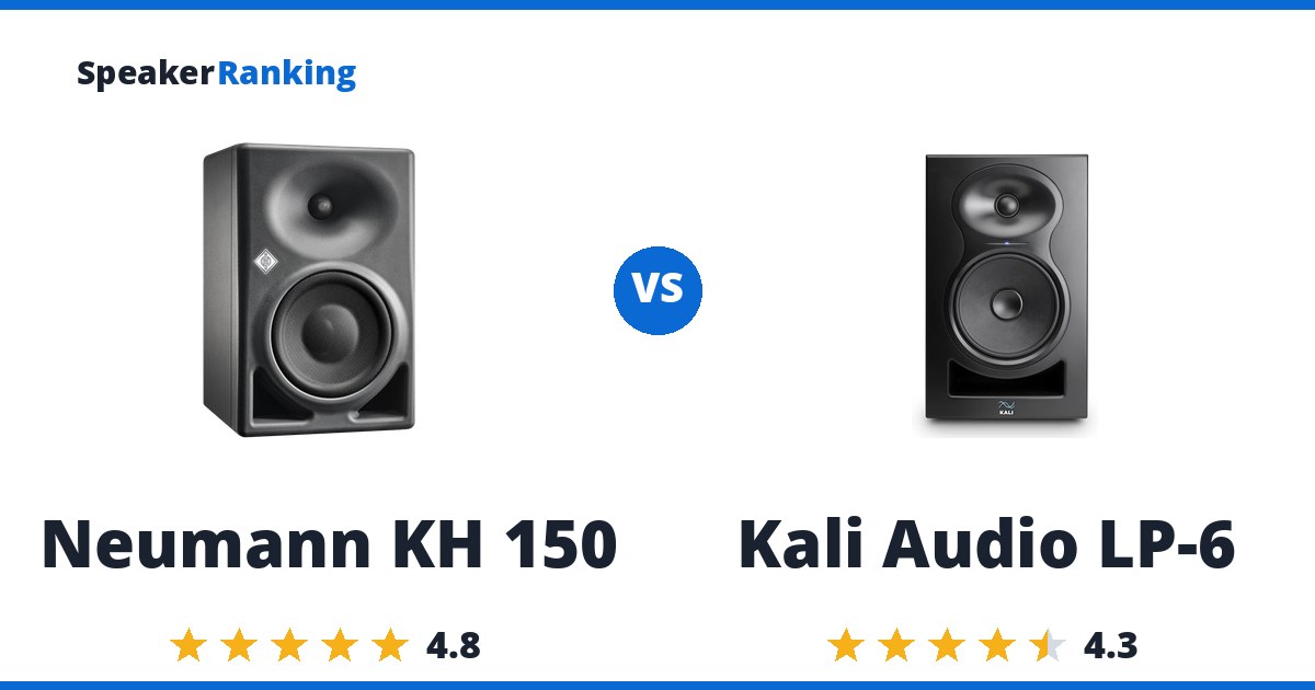 Neumann KH 150 vs Kali Audio LP-6