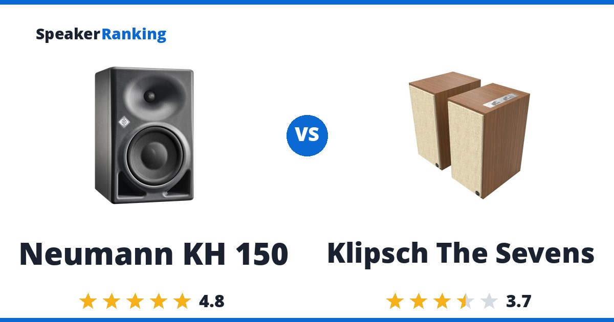 Neumann KH 150 vs Klipsch The Sevens