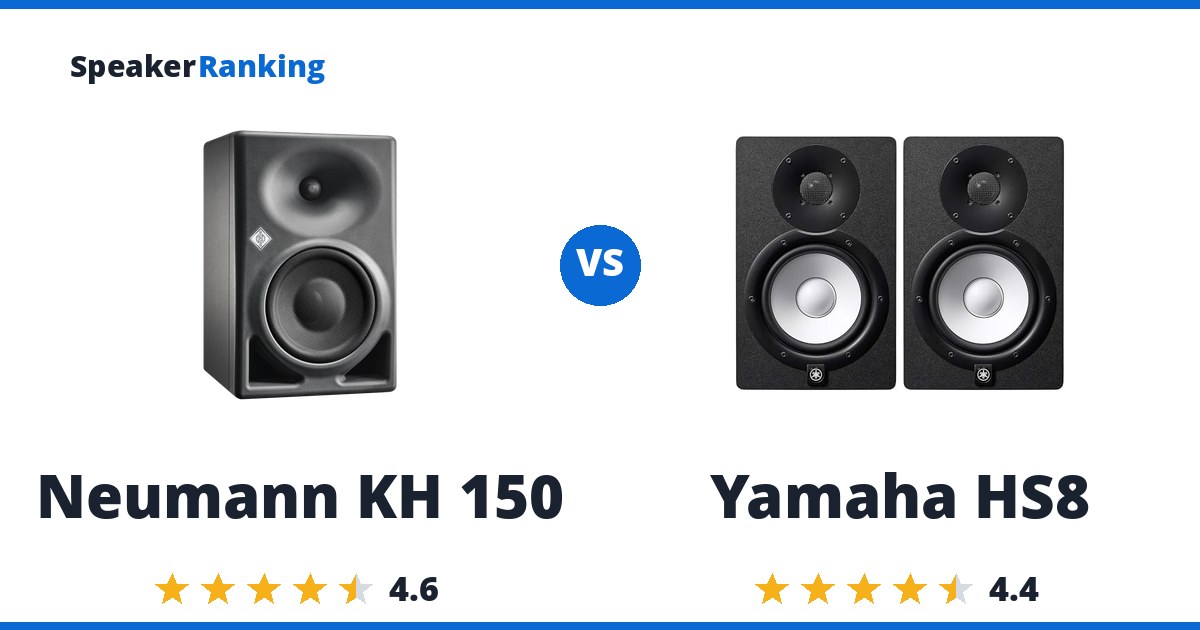 Neumann KH 150 vs Yamaha HS8