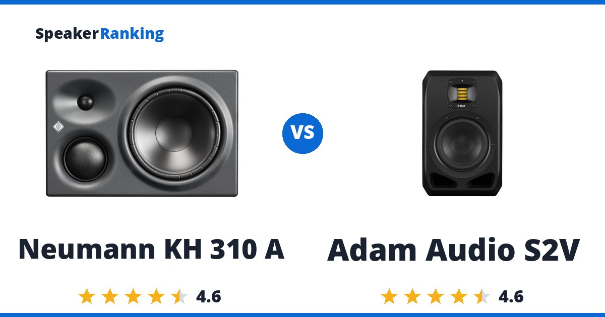 Neumann KH 310 A vs Adam Audio S2V