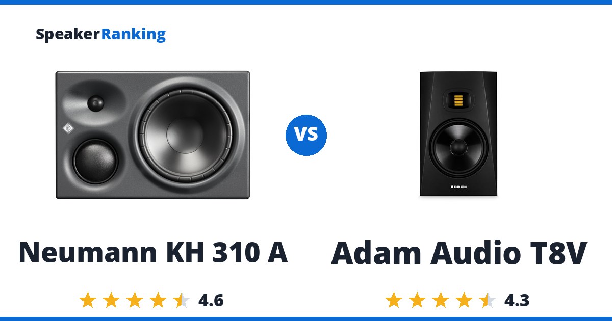 Neumann KH 310 A vs Adam Audio T8V