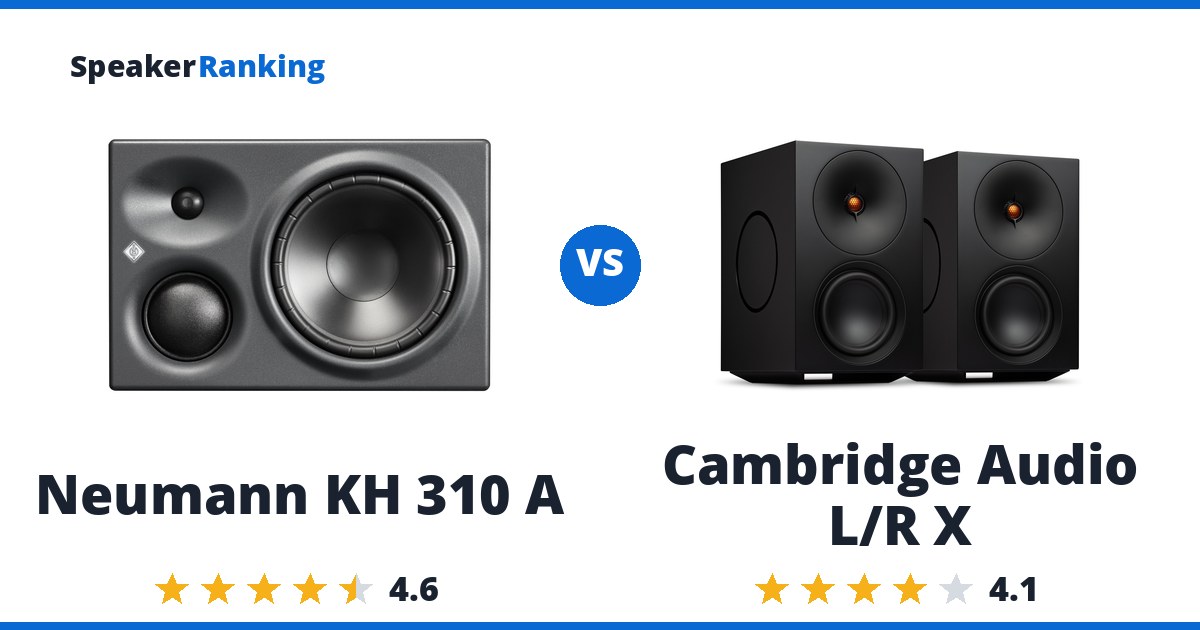 Neumann KH 310 A vs Cambridge Audio L/R X
