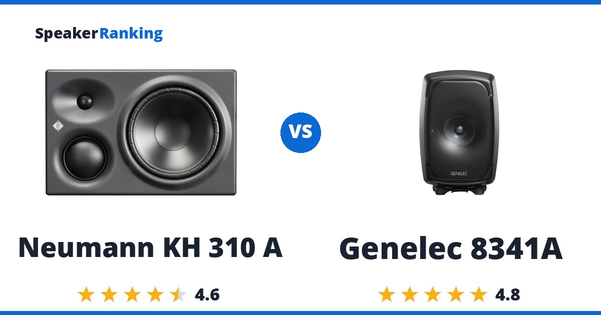 Neumann KH 310 A vs Genelec 8341A