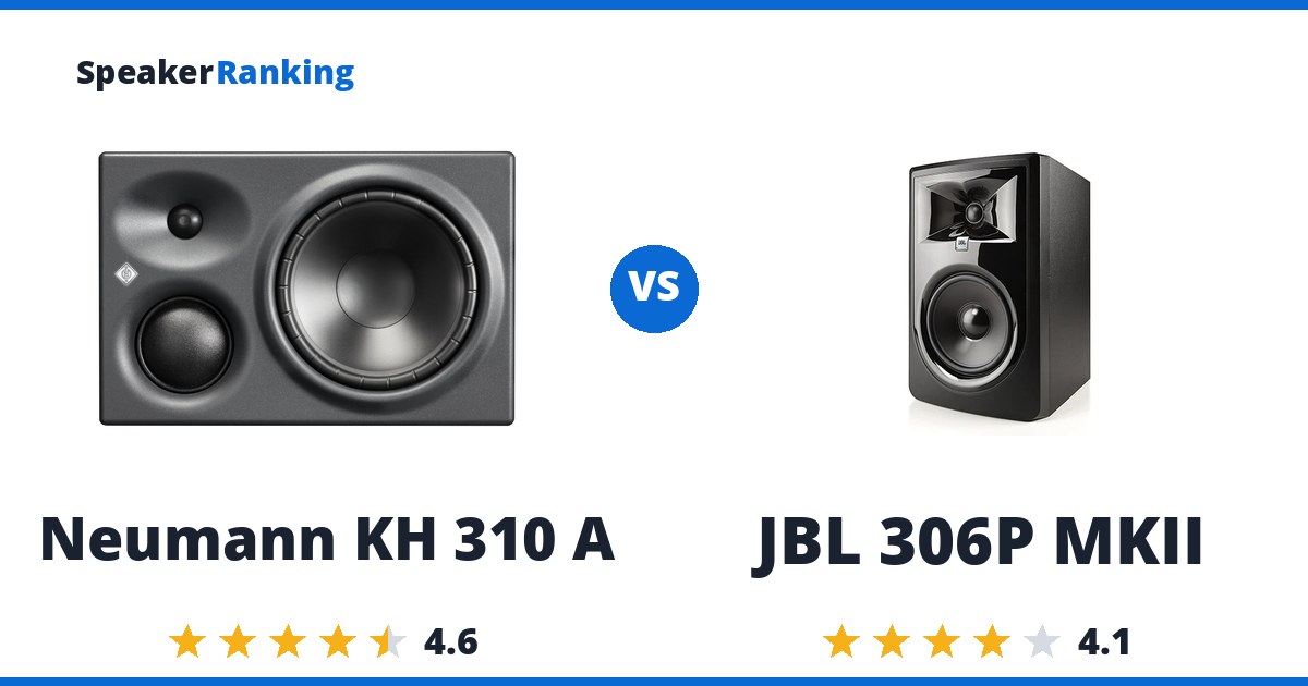 Neumann KH 310 A vs JBL 306P MKII