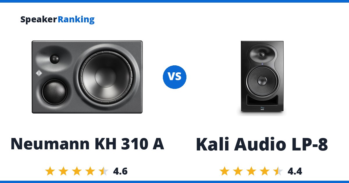 Neumann KH 310 A vs Kali Audio LP-8